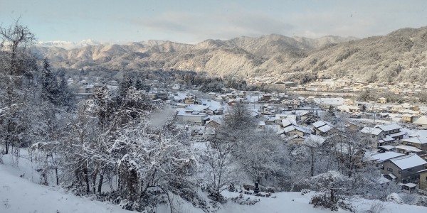 信州新町雪景色サムネイル